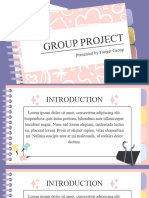 Pastel Spiral Notebook Group Project Presentation