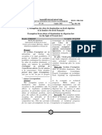 L'exemption Des Abus de Domination en Droit Algérien (À La Lumière Du Droit Français) Exemption From Abuse of Domination in Algerian Law (In The Light of French Law)