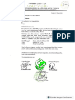 Surat Edaran 2 Dan Jadwal Sanlat