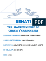 TR1 de Mantenimiento de Chasis y Carroceria