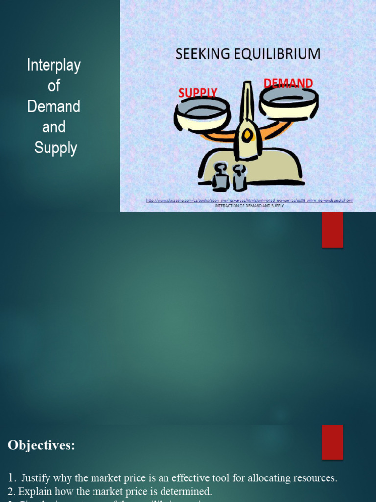 Demand and Supply Interaction | PDF | Economic Surplus | Market (Economics)