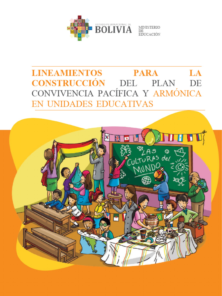 Plan de Convivencia Pacífica Escolar | PDF | La violencia contra las ...
