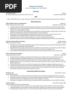 Oconnell Resume