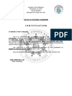 Barc Certification