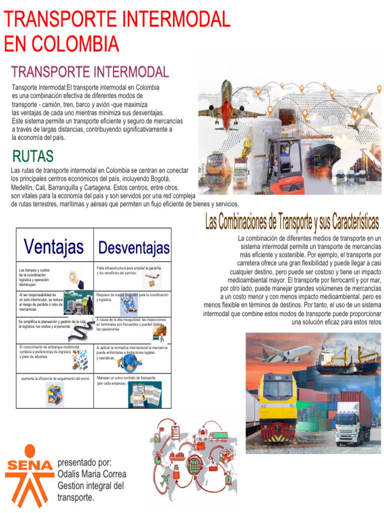 Transporte Intermodal en Colombia | PDF | Transporte Intermodal de ...