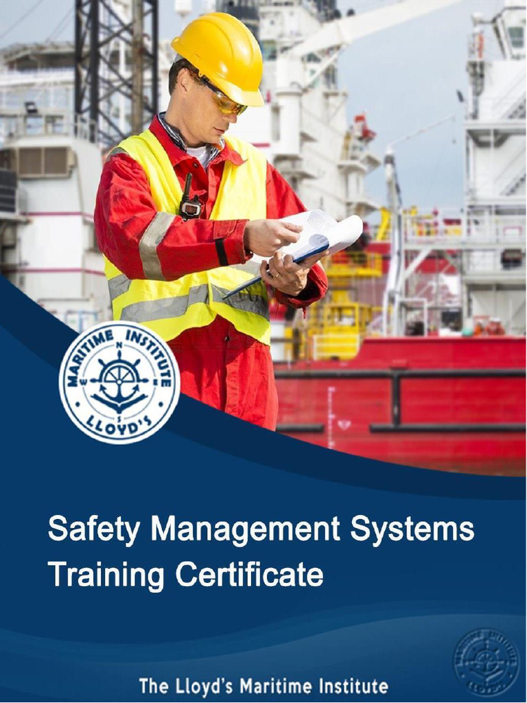 Course Handbook - Safety Mangement System Certificate | PDF | License