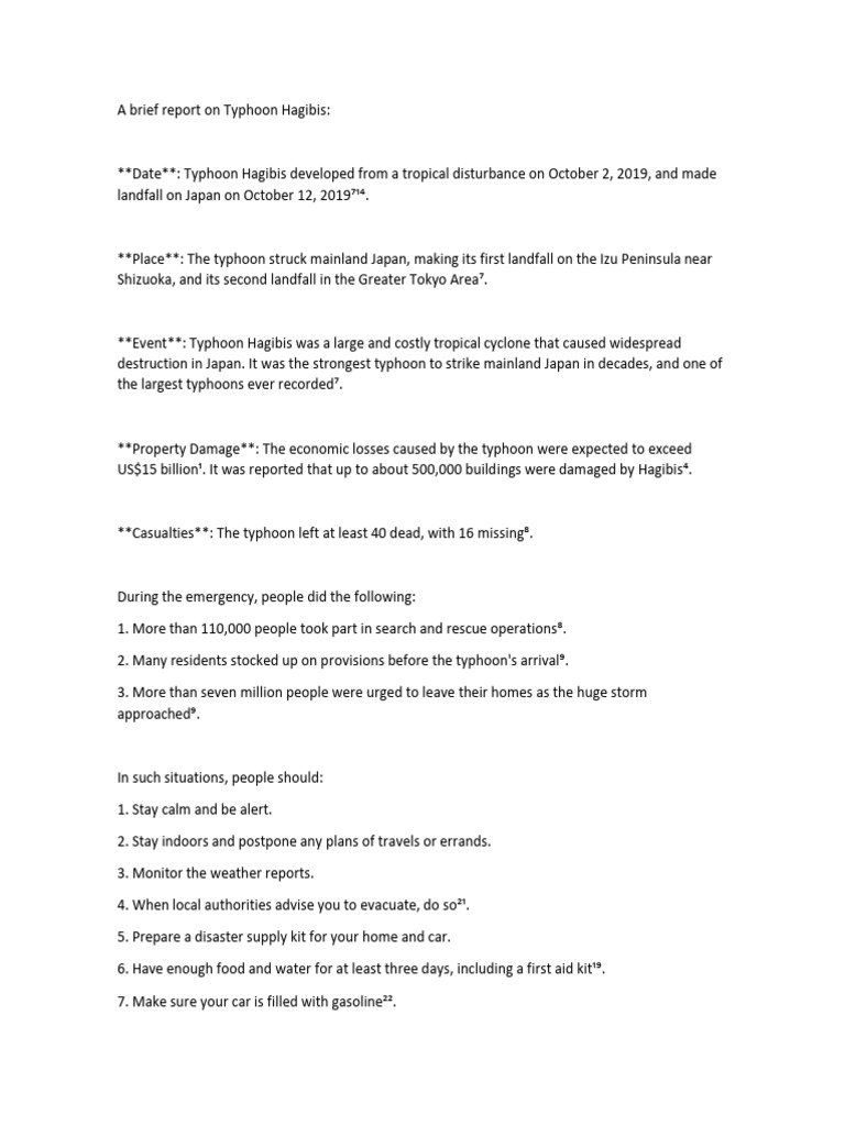 Brief Report Synonyms