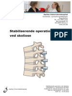 Stabiliserende Operation Ved Skoliose