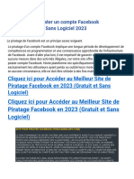 Comment Pirater Un Compte Facebook en France Tutoriel Français