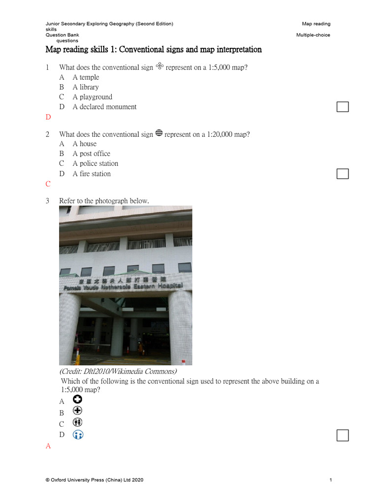Map Reading 2 | PDF