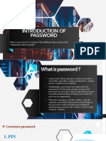 Introduction of Password: Here Is An Overview of Some of The Different Type of Password Commonly Used by People