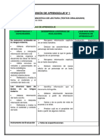 Sesión de Aprendizaje #1