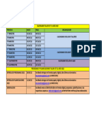 Calendario Taller Cet 21 Año 2022