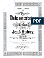 10 Études Concertantes, Op.89 (Hubay, Jenö) 1