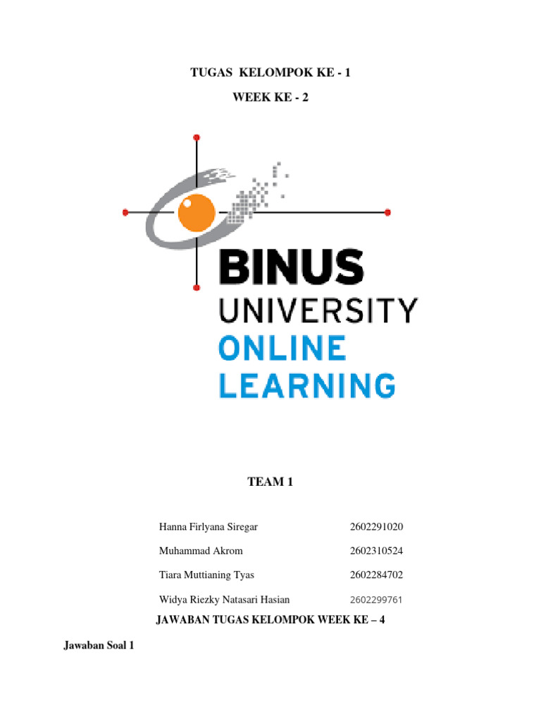 TK Digital Marketing Team 1 Week Ke 4 | PDF | Bisnis