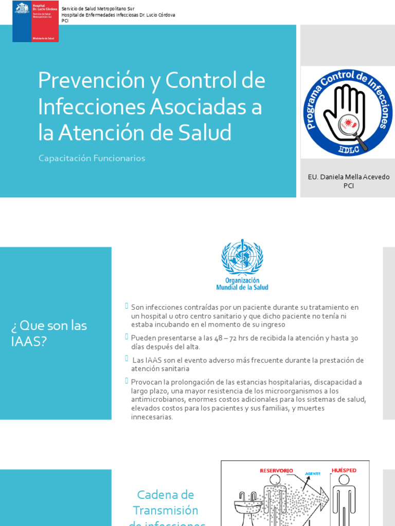 Capacitación en Prevención de IAAS | PDF | Salud y bienestar
