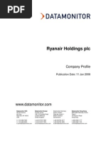 Ryanair Holdings, PLC SWOT Analysis