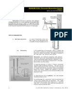 Chapter 3 Manometers (Pressure Measuring Device)