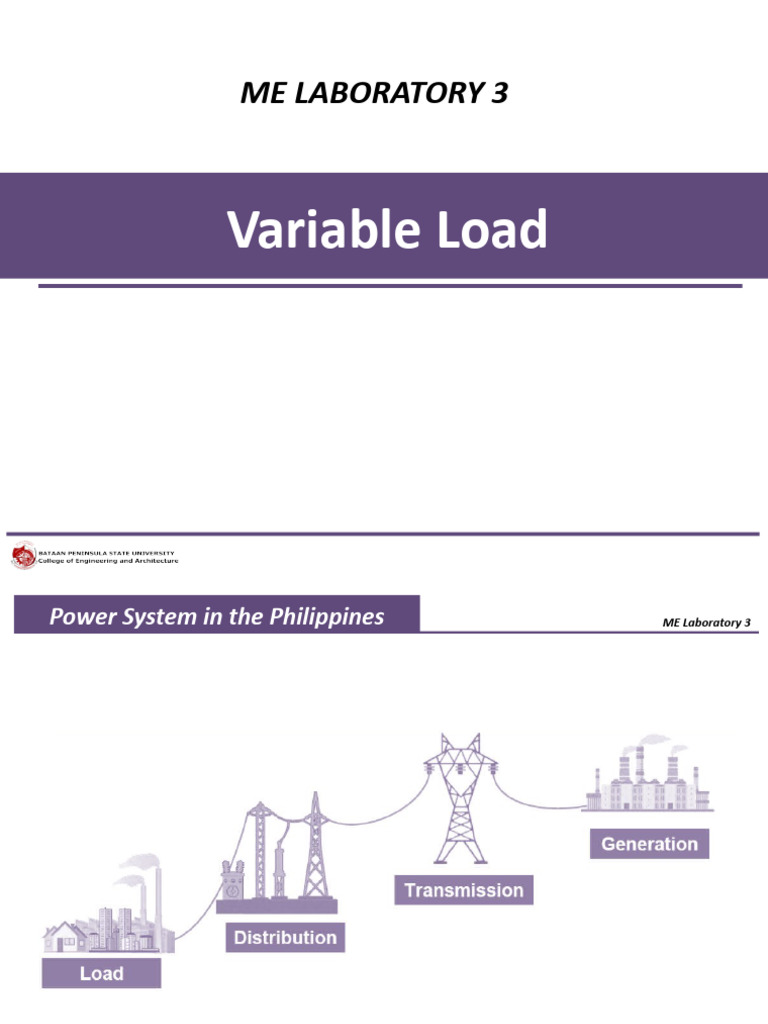 Variable Load | PDF | Electric Power Distribution | Power Station