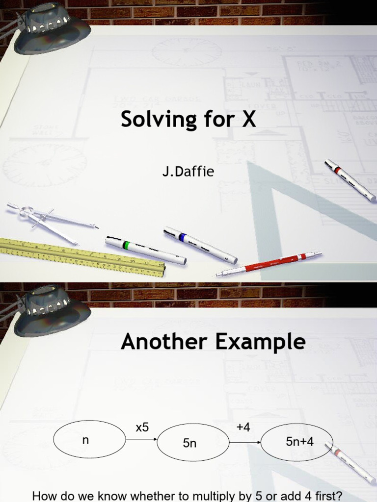 Solving Algebraic Equations Explained | PDF | Teaching Methods ...