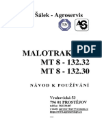 Pavel Šálek - Agroservis: Malotraktor MT 8 - 132.32 MT 8 - 132.30