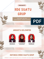 Teori Grup - Materi Orde Suatu Grup