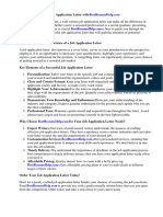 How To Write Job Application Letter PDF