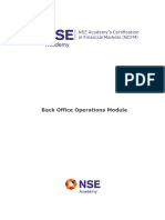 Back Office Operations Module