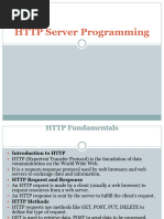 HTTP Server Programming