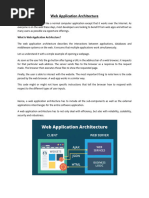 Web Application Architecture.