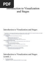 Introduction To Visualization and Stages