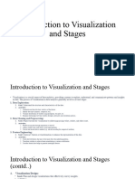 Introduction To Visualization and Stages