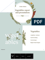 Vegetables Report Nadine Fullante