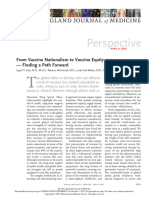 Medical English - Reading 6 - From Vaccine Nationalism To Vaccine Equity - Finding A Path Forward