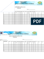 Checklist of ADM-OHSP