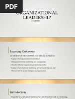 Chapter 8 - Organizational Leadership