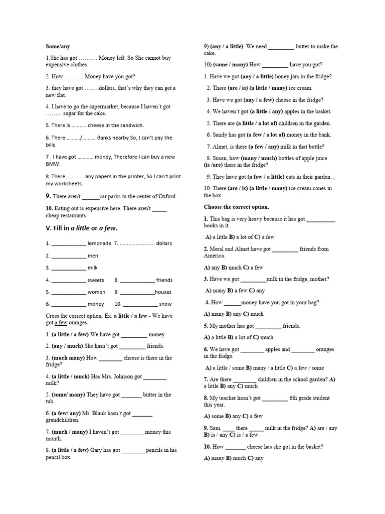 Quantifiers Quiz Pdf