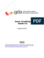 IGDA Game Crediting Guide Draft 9-2-EN-2014