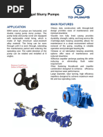 MAH Centrifugal Slurry Pumps: Main Features Application