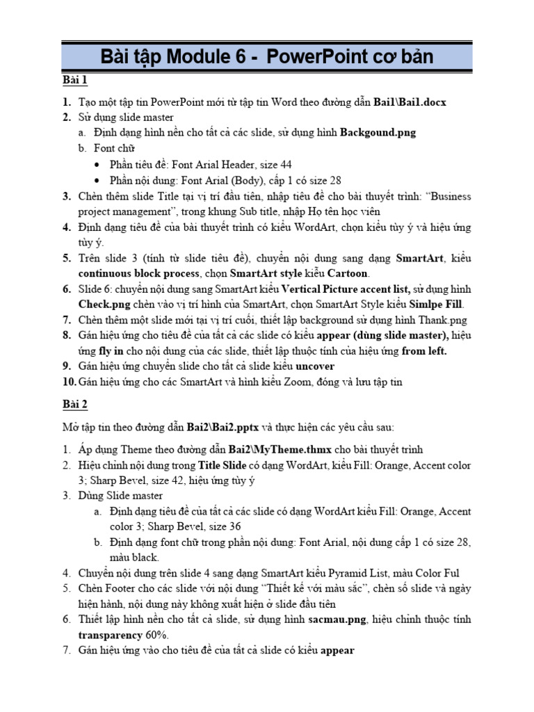 BTModule 6 | PDF