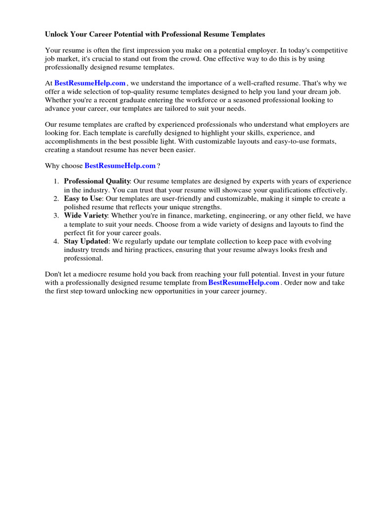 Free Word Resume Templates Download | PDF | Résumé | Page Layout