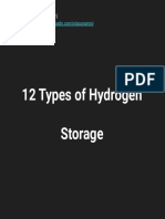 12 Types of Hydrogen Storage