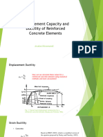 Displacement Ductility of RC Elements