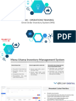 Omni - Operations Training:: Omni Order Inventory System (IMS)