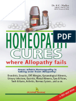 Homoeopathy Cures Where Allopathy Fails