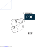 Ikea SY Sewing Machine Instruction Manual