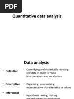 Quantitative Data Analysis