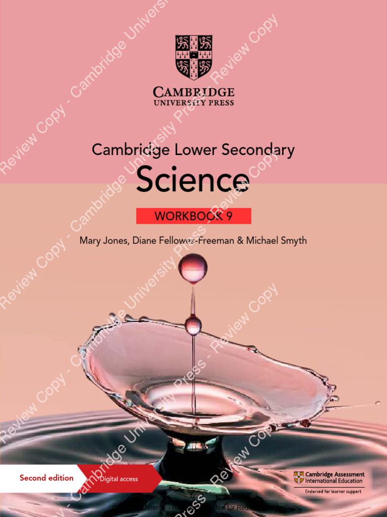 Cambridge Science Year Lower Secondary Science Workbook | PDF | License ...