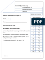 Gidb4999653-Cp4 Ut1 Math Paper 2 QP