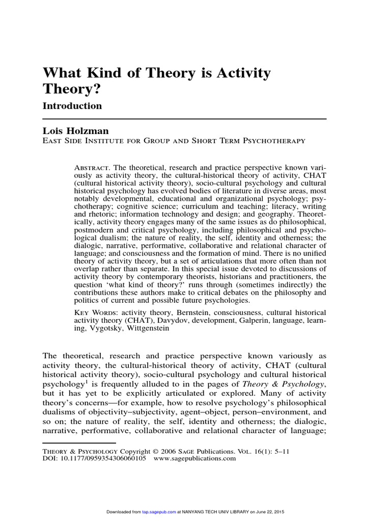 what-is-activity-theory-pdf-psychology-constructivism-philosophy